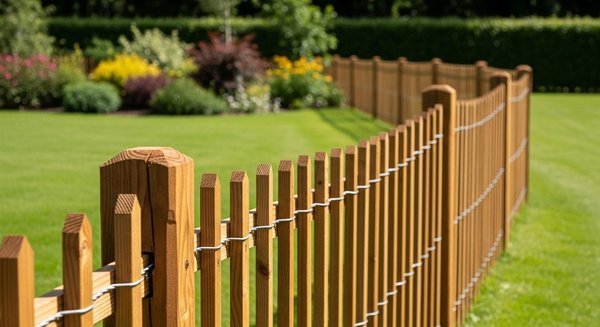 Clôture en ganivelle : la solution naturelle pour délimiter votre jardin efficacement